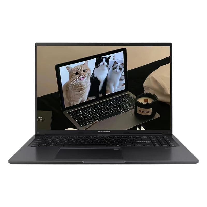 ASUS Vivobook 16" WUXGA IPS Notebook, Intel i7-1355U, Décacore, 16GB RAM, 1TB SSD, Indie Black, Gráficos Intel Iris Xe, Panel Táctil TWE
