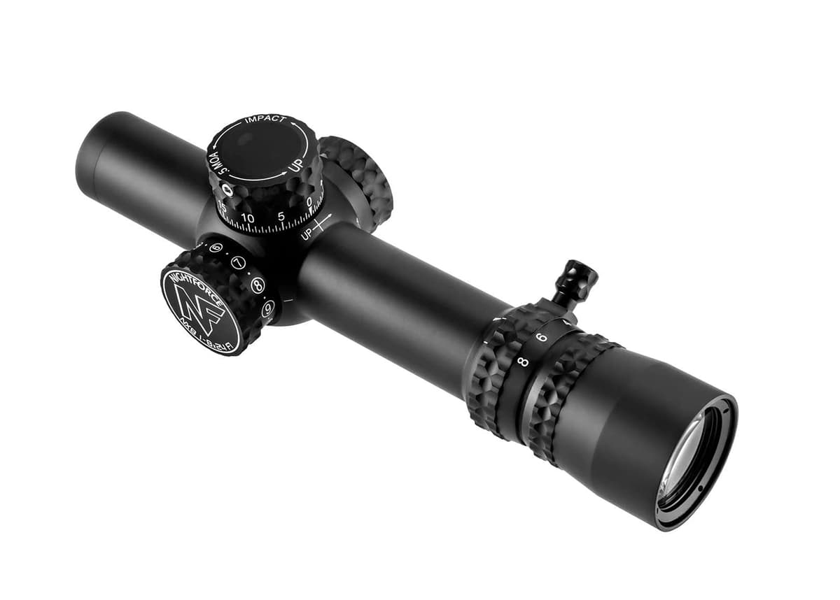 Nightforce NX8 1-8x24 F1 Scope con Zerostop y Retícula FC-Mil C598