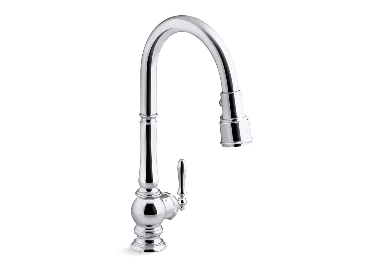 KOHLER Artifacts grifo de cocina táctil con rociador extraíble - Cromo pulido K-29709-CP