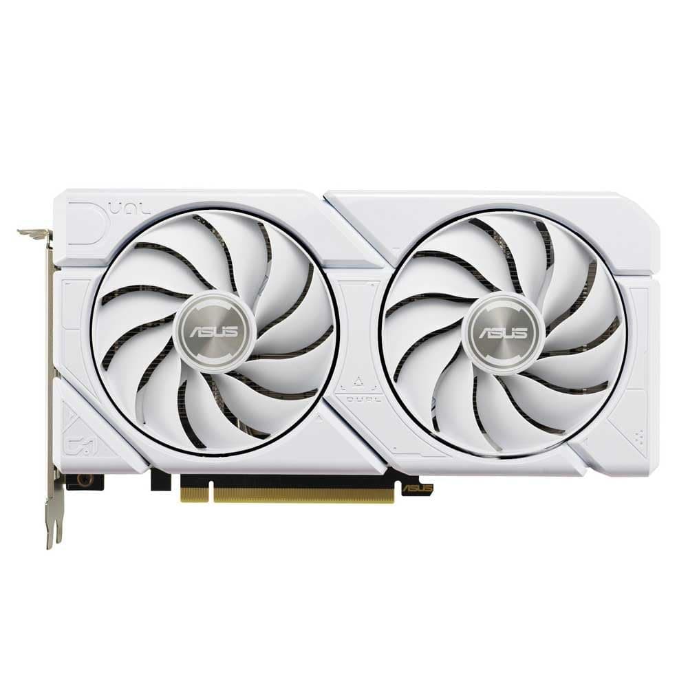 ASUS Dual GeForce RTX 4060 EVO White OC Edition 8GB GDDR6 Tarjeta de Video para Juegos Blanca (Nvidia GeForce RTX 4060 DLSS3,246 AI Tops, PCIe 4.0,1x HDMI 2.1a, 3x DisplayPort 1.4a) 90YV0JCB-M0NA00