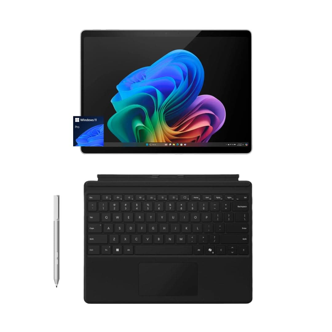 Microsoft Surface Pro 11 Bundle - 13" OLED, Snapdragon X Elite, 32GB RAM, 2TB SSD, Surface Pen, Windows 11 Pro, Platinum f389e37f-f4d6-4f4a-9a73-eabdb5092bbe