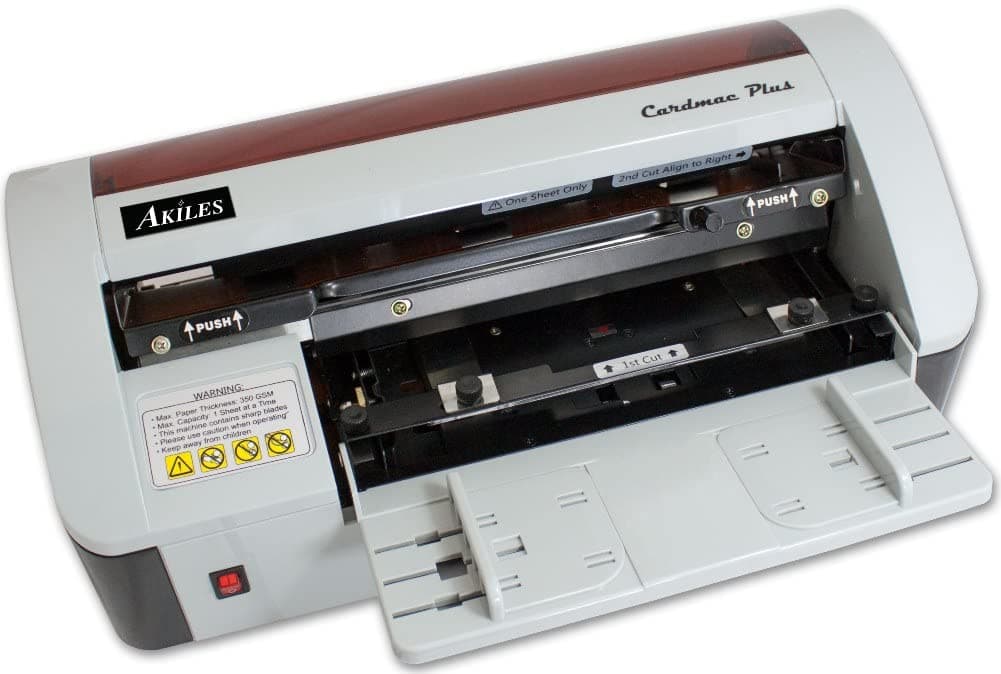 Akiles ACMP CardMac Plus Guillotina para tarjetas de presentación eléctrica y manual