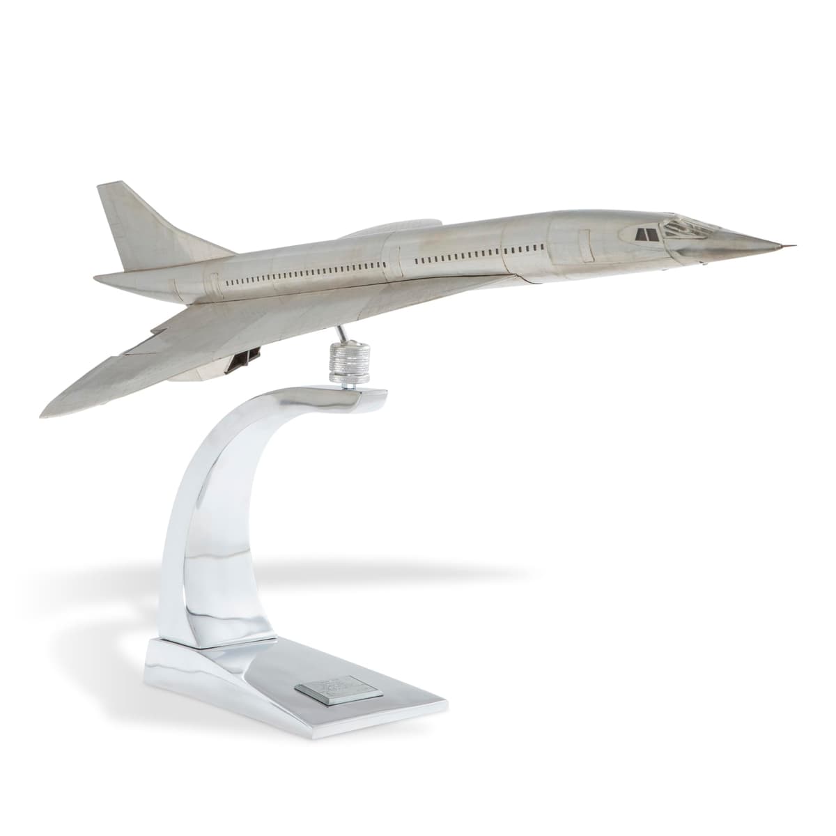 Réplica de avión Concorde Authentic Models en aluminio con base, 33.9" AP460