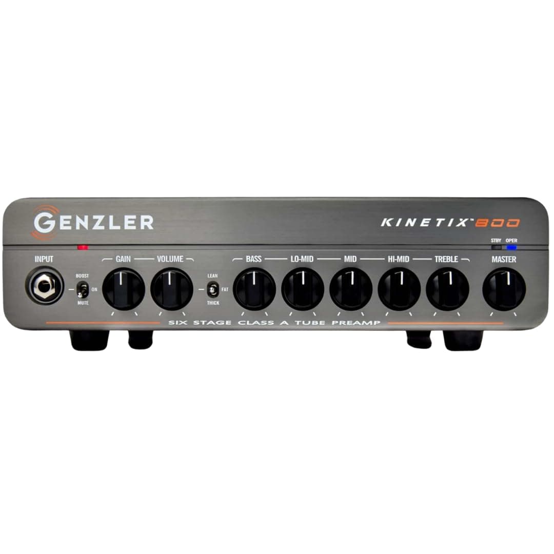 GearTree Genzler Kinetix 800 - Cabezal para bajo 800W, diseño tube preamp KNX-800