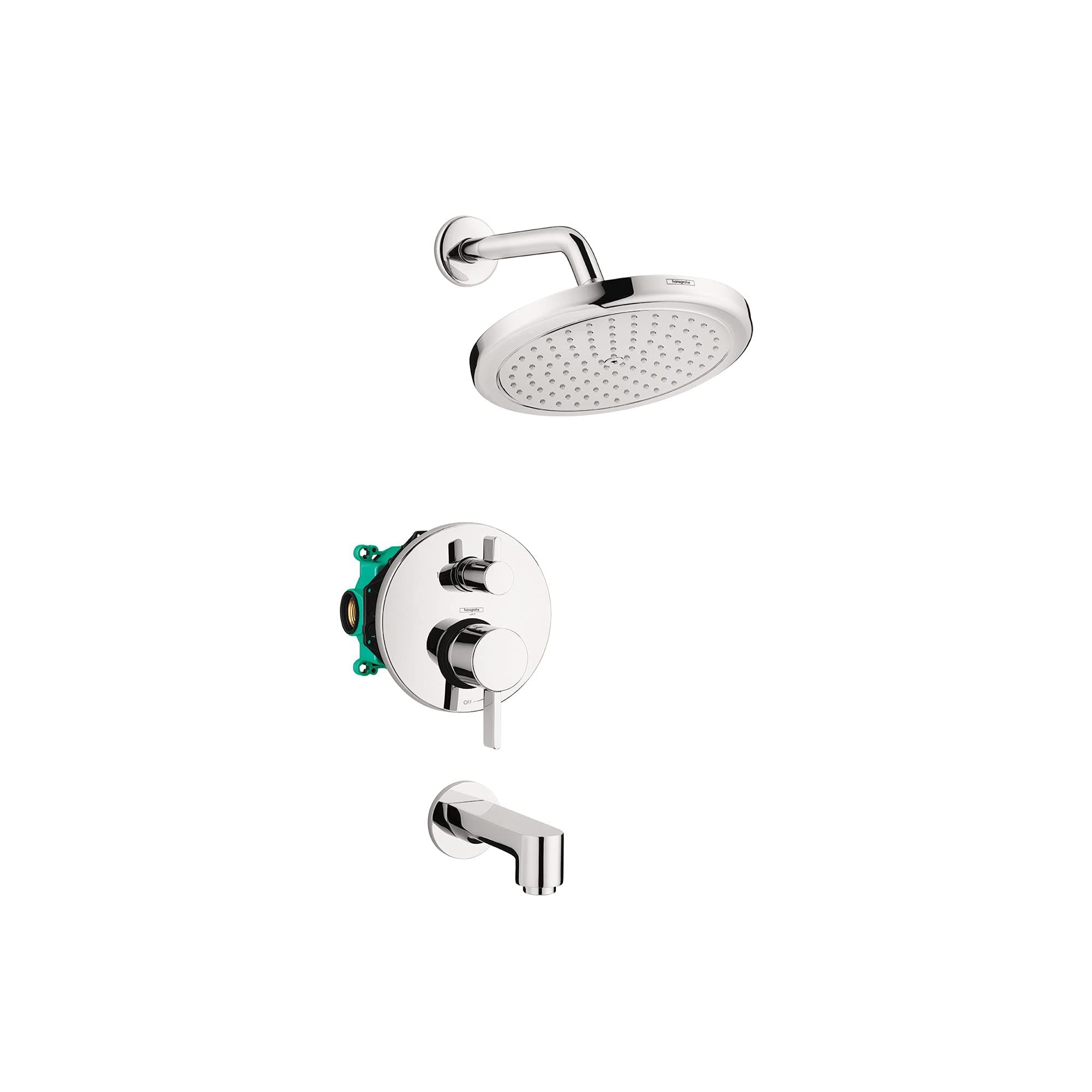 hansgrohe Croma Complete Shower and Bathtub System 04908000