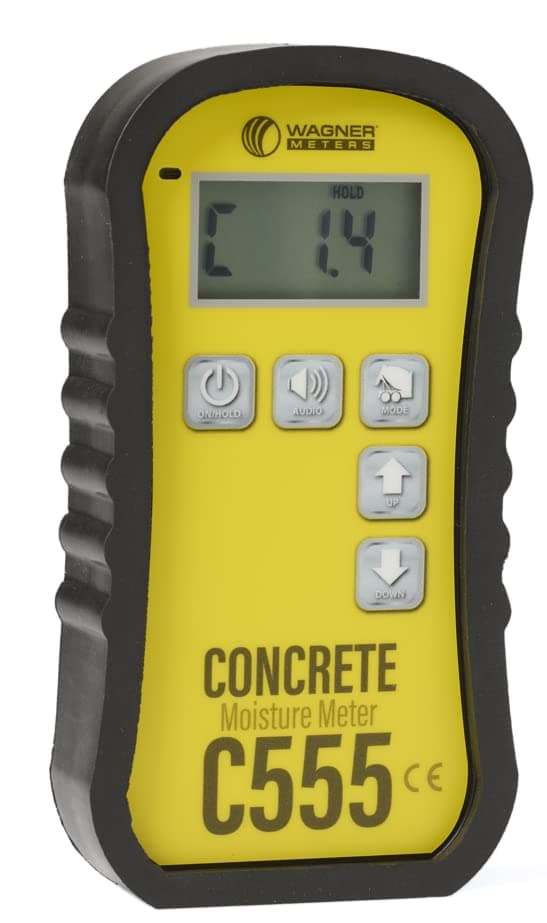 Wagner Meters C555 Medidor de Humedad de Hormigón sin Puntas (Certificado NIST) 890-00555-002
