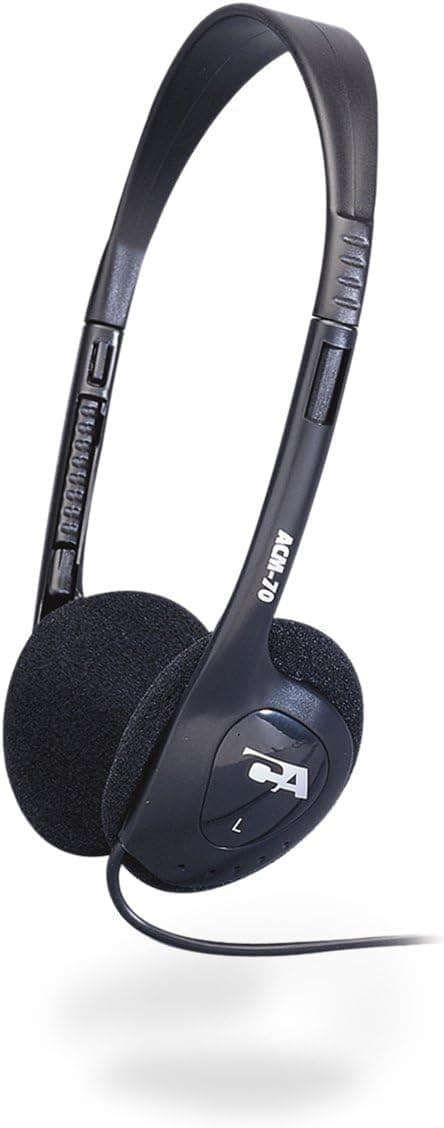 Cyber Acoustics ACM-70B Auriculares Estéreo, Negros, Pack de 50