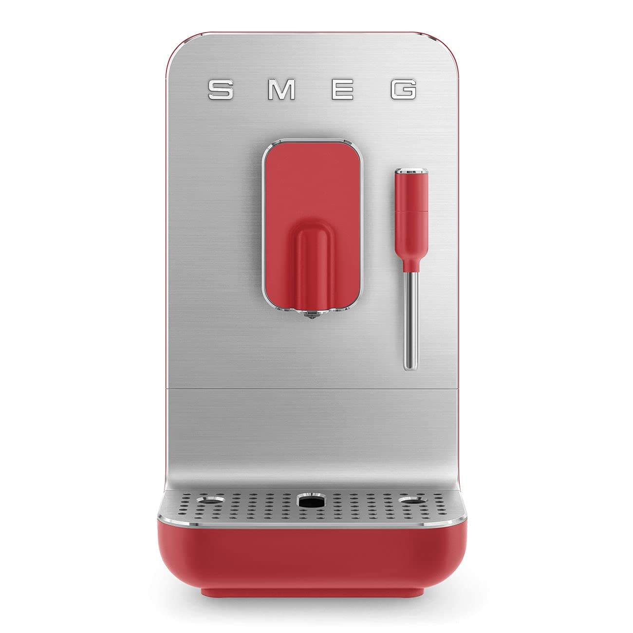 Smeg Fully Automatic Coffee Machine BCC02RDMUS con Vaporizador, Red