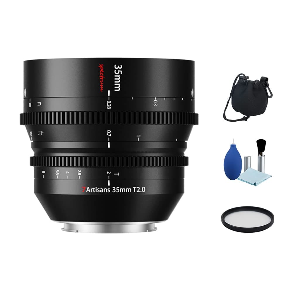 7artisans 35mm T2.0 Cine Full Frame para Nikon Z 7a-35mmT2.0-Z