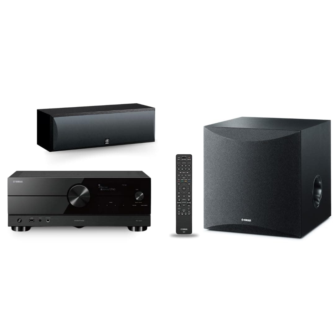Yamaha RX-A2A AVENTAGE 7.2-Channel AV Receiver + Subwoofer y Speaker Bundle