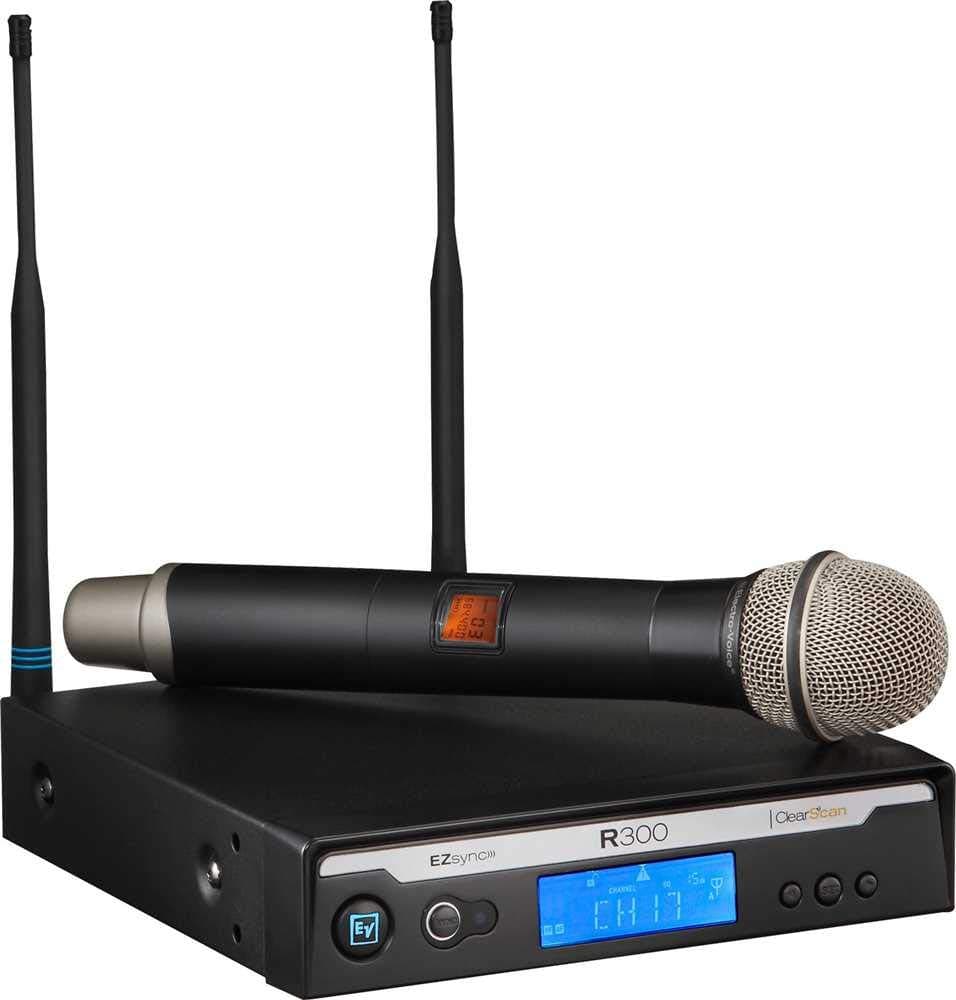 Electro-Voice R300-HD-B Sistema inalámbrico de micrófono de mano