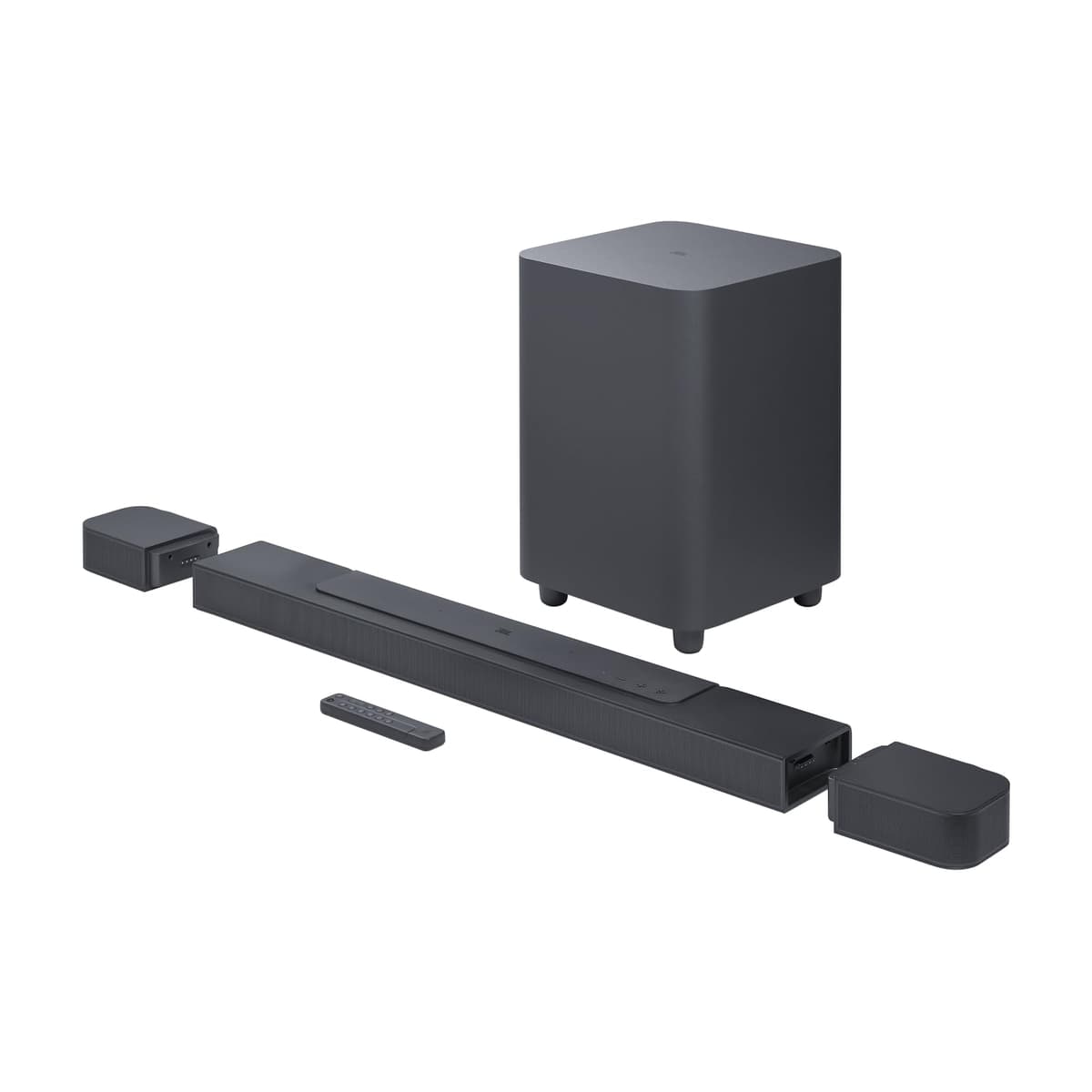 JBL Bar 700 - Barra de sonido 5.1 con altavoces surround desmontables y Dolby Atmos, Negro JBLBAR700PROBLKAM
