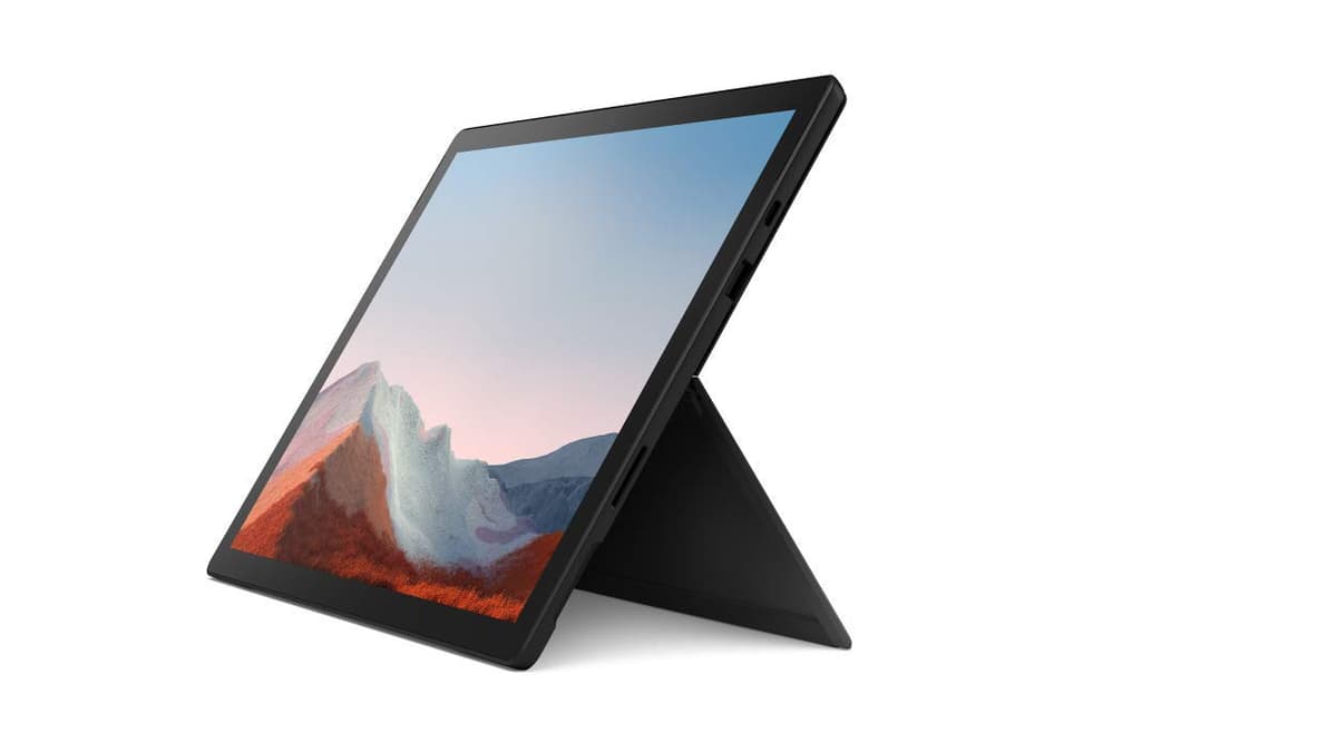 Microsoft Surface Pro 7+ Tableta 12.3", Intel i7, 16GB RAM, 512GB SSD, Windows 10, Negro Mate (1ND-00016) (Reacondicionado) 1ND-00016-cr