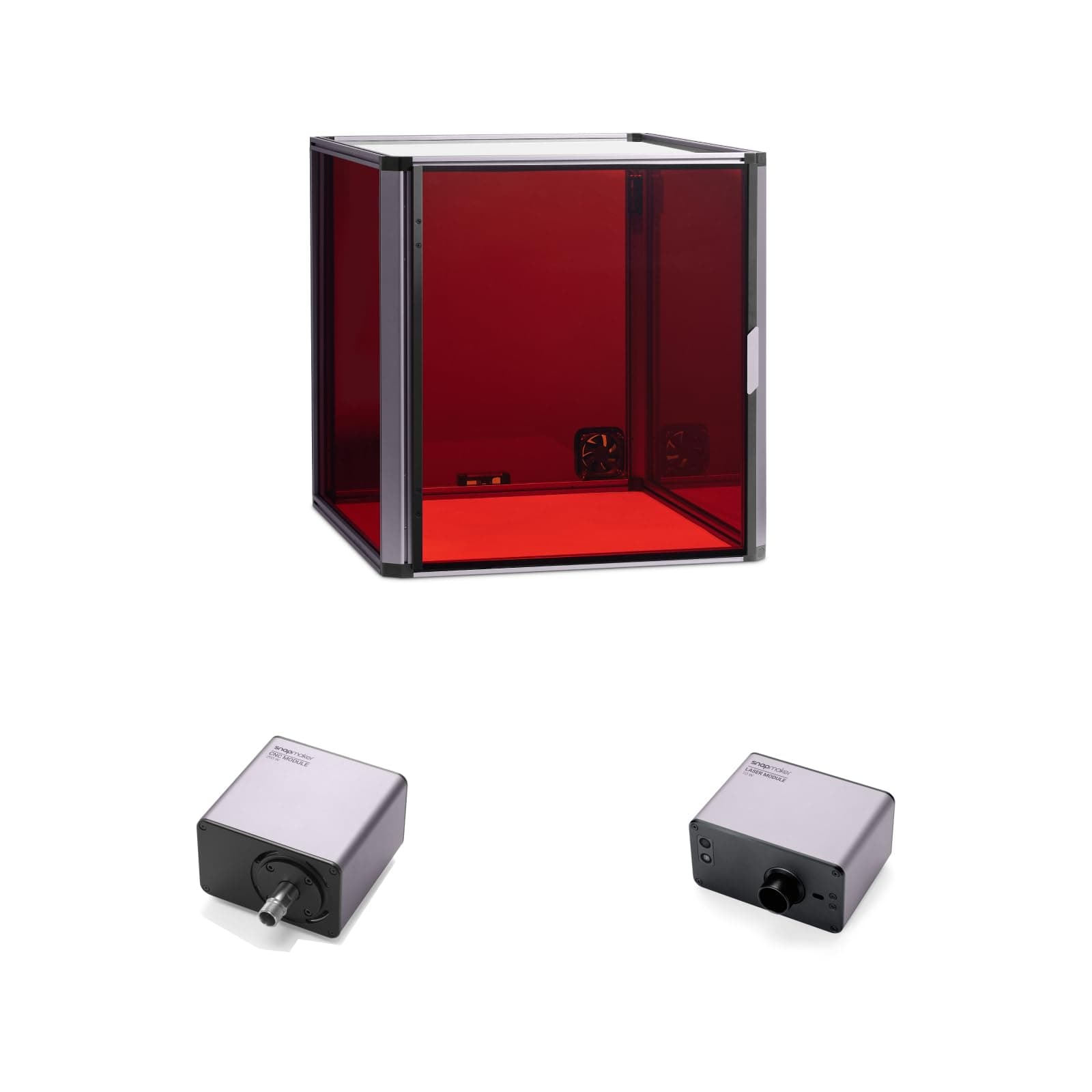 Snapmaker Addons 3-en-1 para Artisan: Enclosure, Módulo Láser 10W, Módulo CNC 200W Artisan Standard 3-in-1 Addons