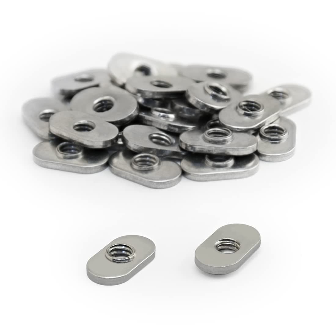 8020 3675 T-Nuts de acero inoxidable 1/4-20 para perfiles 10 Series (2500 pack) 3675-Parent