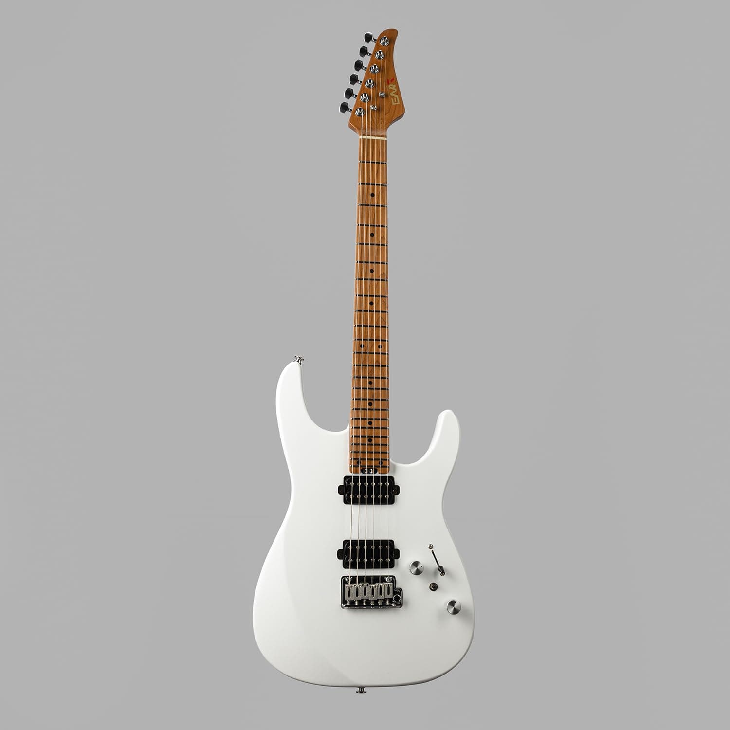 EART DMX-10 Solid Body Electric Guitar 25.5" Roasted Mahogany con Maple y HH Pickups