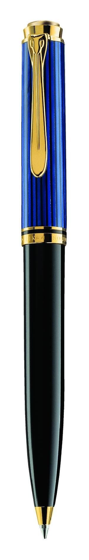 Pelikan K800 Bolígrafo aceite, rayado azul, mecanismo giratorio 987842