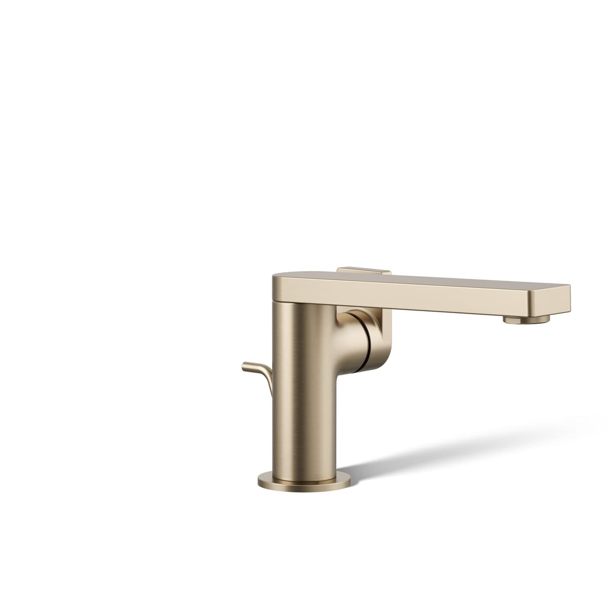 Kohler Composed Monomando para Lavabo con Manija Palanca, 1.2 gpm, Vibrant Brushed Bronze 73167-4-BV