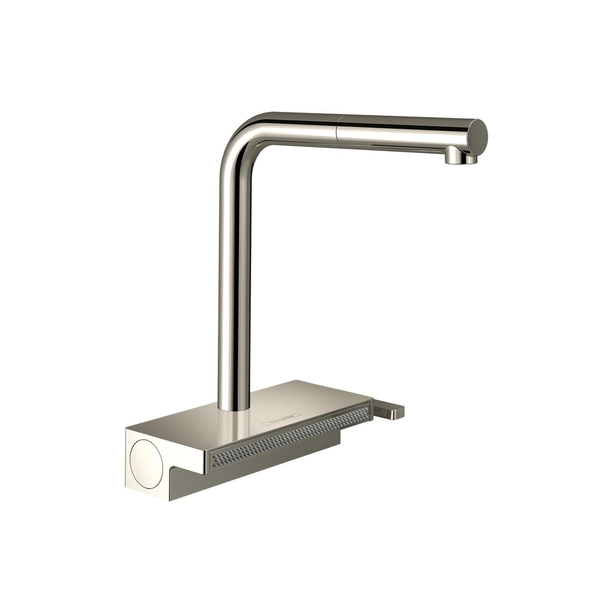 hansgrohe Aquno Select - Grifo de Cocina con Spray Extraíble Polished Nickel 73836831