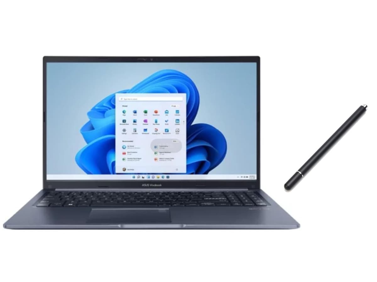 ASUS Vivobook táctil de 15.6" | Procesador Intel Core i7-1255U | Gráficos Intel Iris Xe | Teclado retroiluminado | Lector de huellas | 16 GB RAM | 512 GB SSD | Windows 11 Home | Paquete con lápiz táctil