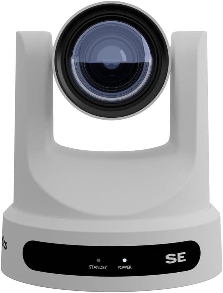 PTZOptics Move SE 30x (White) - Cámara PTZ 1080p 30x con auto-tracking y múltiples salidas PT30X-SE-WH-G3