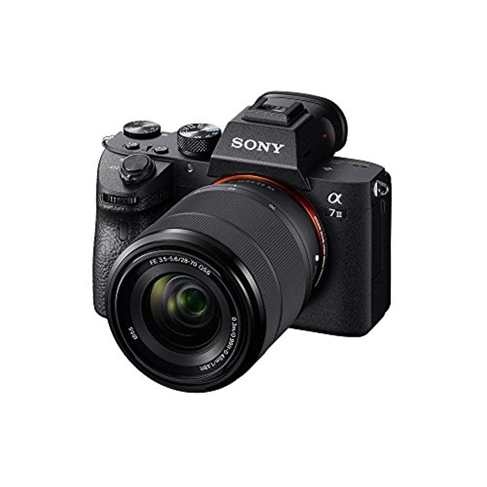 Sony ILCE-7M3K/B a7 III 24.2MP Cámara sin espejo Full Frame con lente 28-70 mm ILCE7M3K/BQ