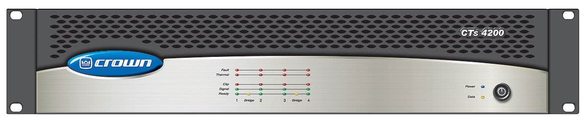 Crown CTs 4200A Amplificador de Potencia 4 canales, 180 W por canal