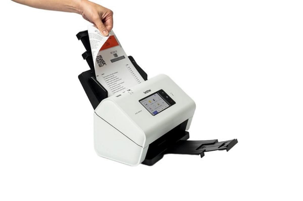 Brother ADS-4900W Escáner profesional de documentos con USB, LAN y WLAN 5 GHz, doble faz ADS4900WRE1