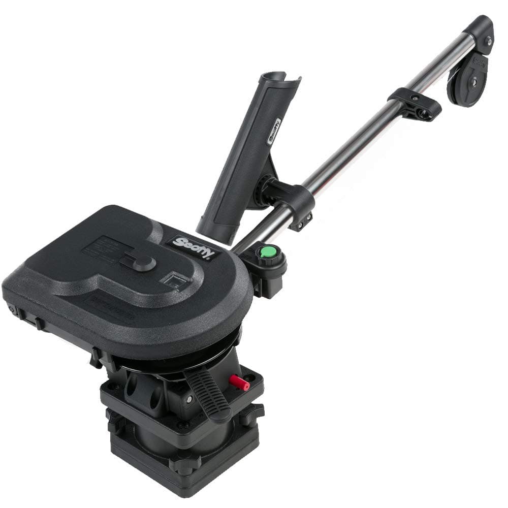 Scotty #1101 Depthpower Downrigger eléctrico con boom 30" y rod holder