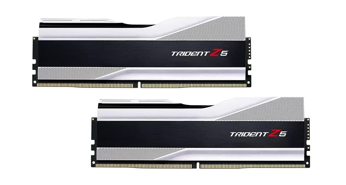 G.SKILL Trident Z5 DDR5 32GB (2x16GB) 6000MHz CL30 1.35V XMP 3.0 Plateado F5-6000J3040F16GX2-TZ5S