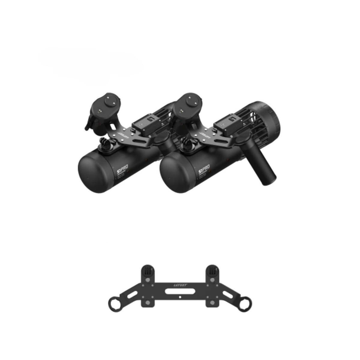 EAGLEROAM LEFEET S1 PRO - Scooter submarino modular (set dual), rendimiento alto, profundidad 40 m, para snorkel, buceo y piscina