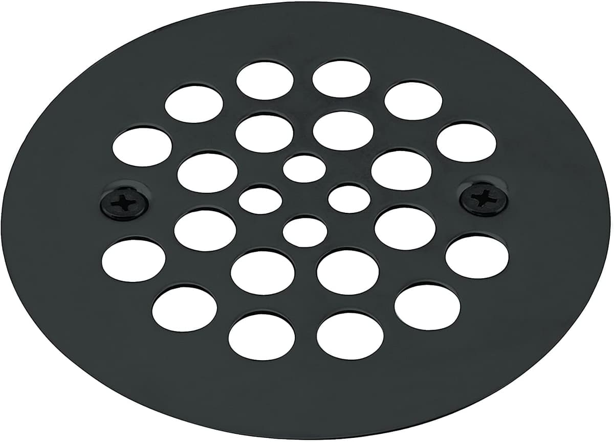 Westbrass D3193-100-62 Tapón colador para ducha 4-1/4" OD, Matte Black (100-Pack)