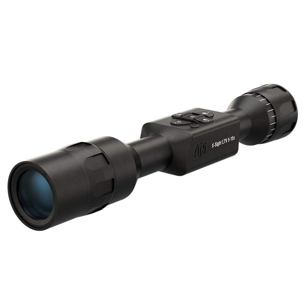 theOpticGuru X-Sight LTV visor de caza día/noche ultraligero con sensor QHD+, grabación de video, 10+ hrs (5-15x)