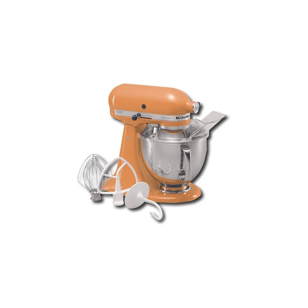 KitchenAid Artisan KSM150PSTG - Batidora de pie 5 qt, Tangerine