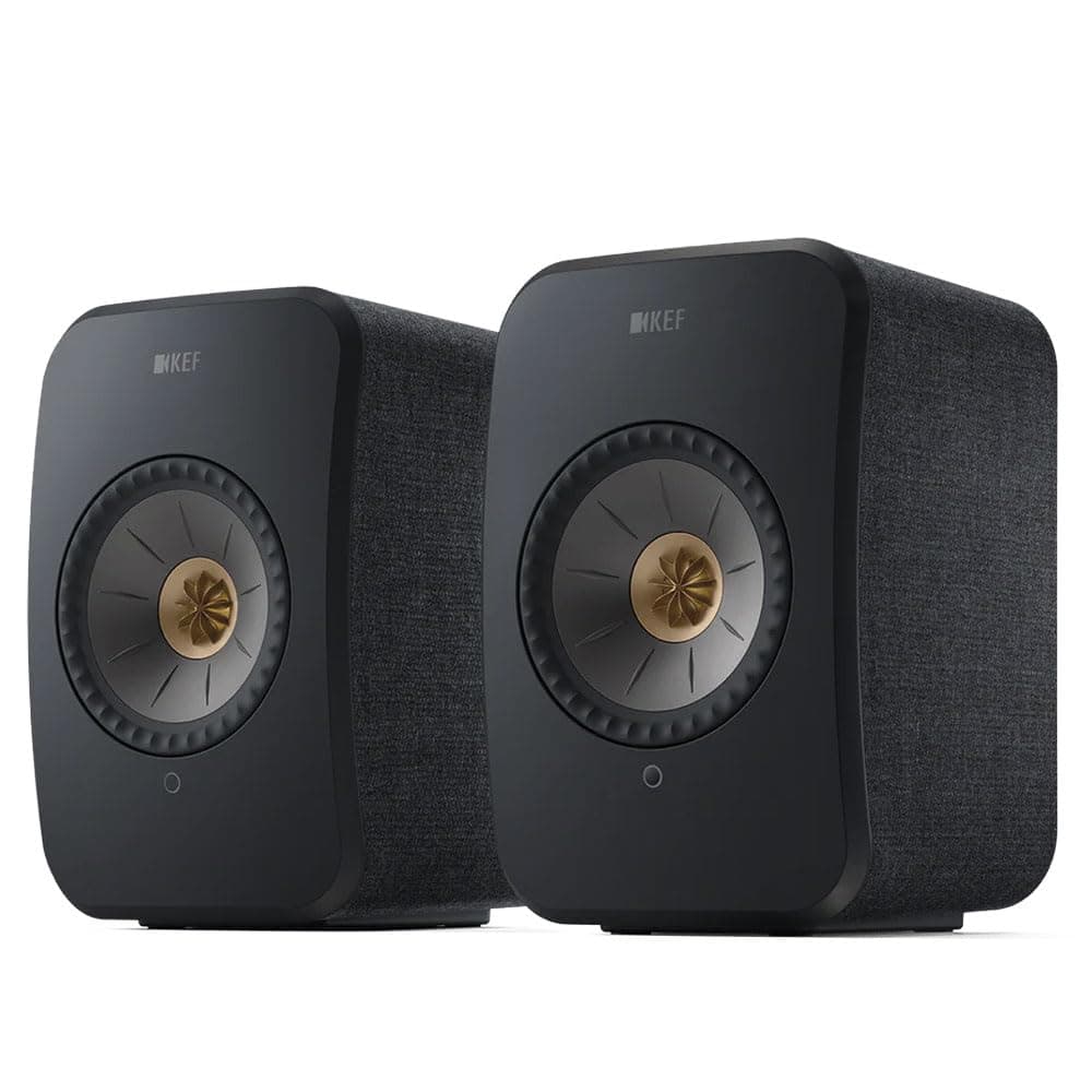 KEF LSX II Sistema de Parlantes Hifi Inalámbrico (Carbon Black) LSXIIBL