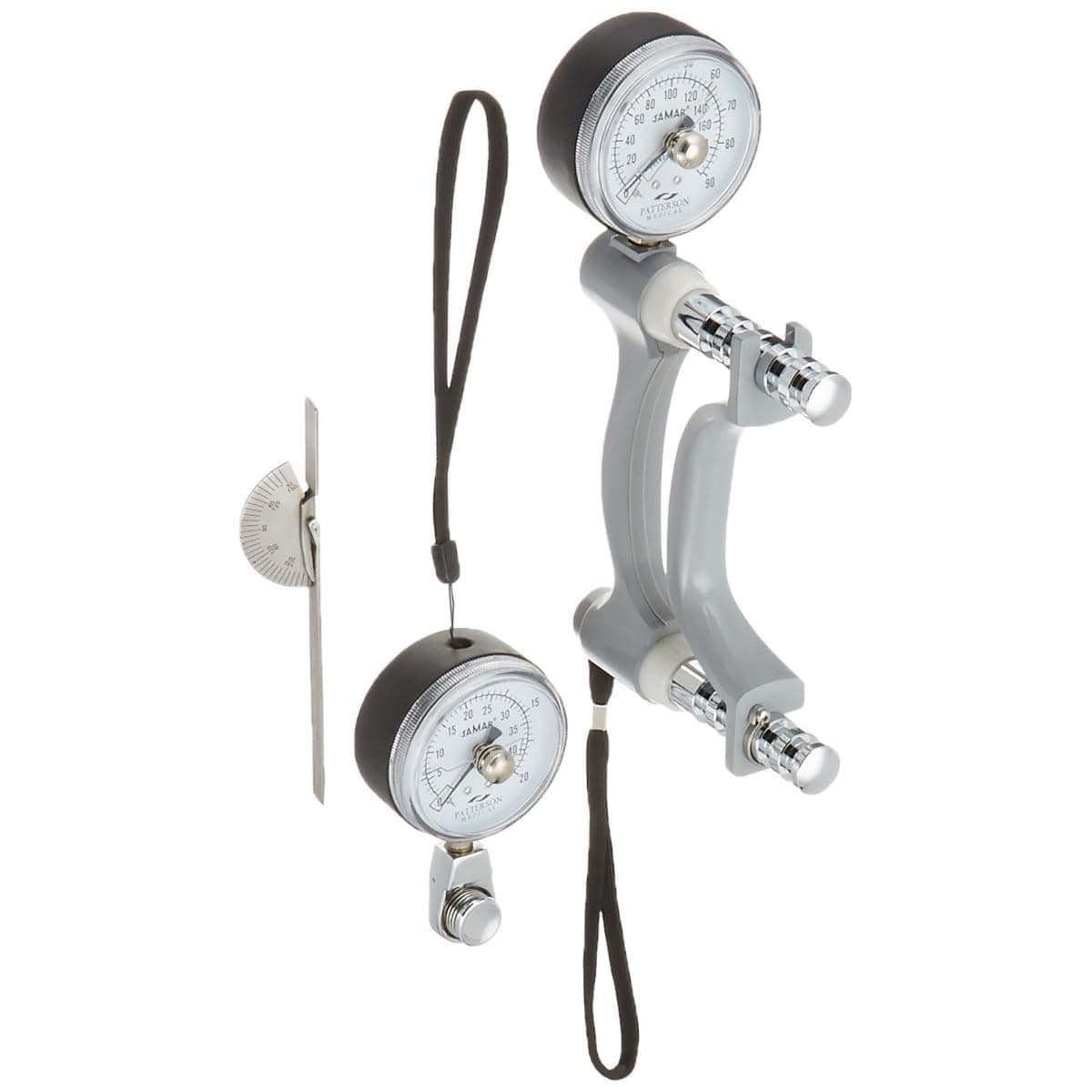 Sammons Preston Jamar Hydraulic Hand Evaluation Kit, Includes Hydraulic Hand Dynamometer, Pinch Gauge, & Finger Goniometer 63786