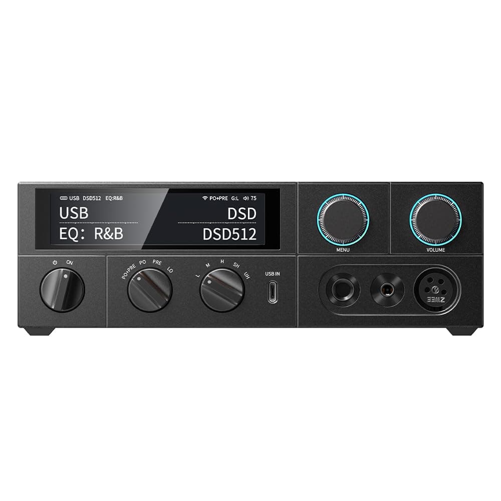FiiO K15 DAC y amplificador de auriculares balanceado - AK4497Sx2, Bluetooth 5.1 LDAC, Clase AB (Negro)