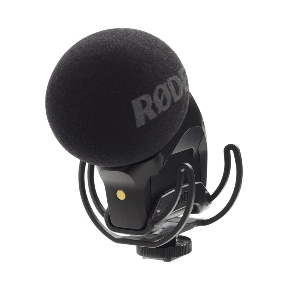Rode Stereo VideoMic Pro Rycote Micrófono Estéreo Montable en Cámara, Negro SVMPR