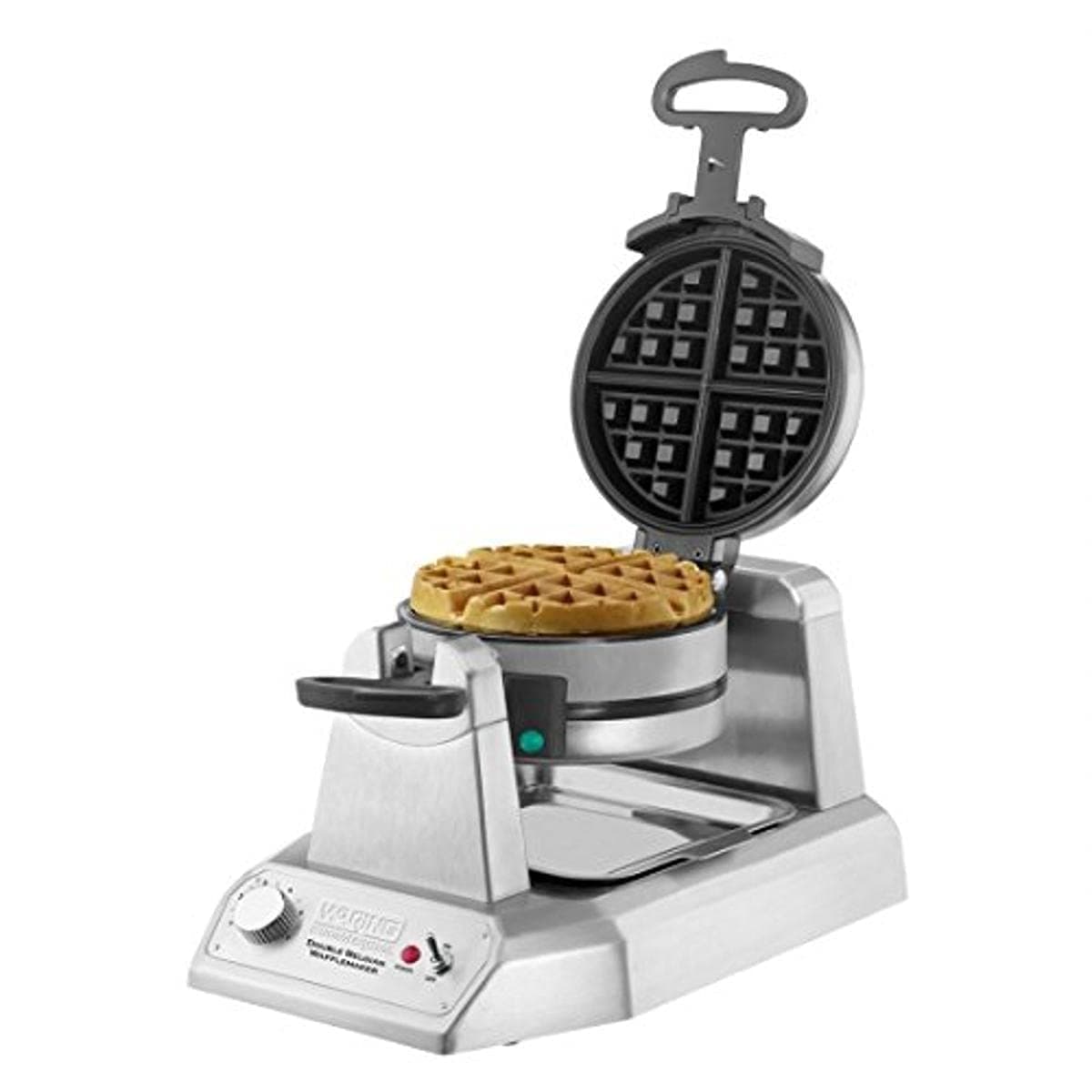 Waring Commercial WW200 Plancha para Waffles, 18x11x12, Plateada