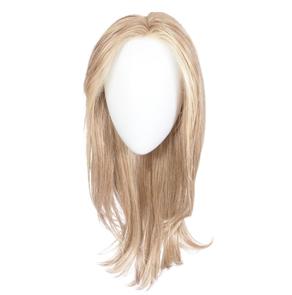 Hair u wear Raquel Welch Dress Rehearsal - Wig larga con capas emplumadas, base hecha a mano, Petite Average, RL16/22 Iced Sweet Cream