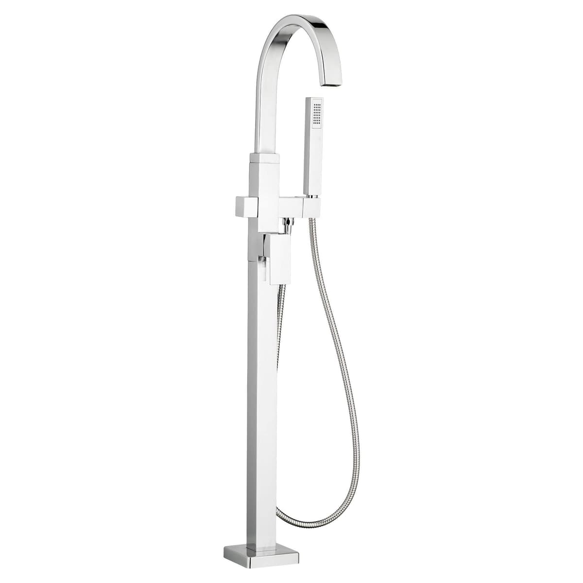 American Standard Times Square grifería freestanding cuadrada para bañera, cromo pulido T184951.002