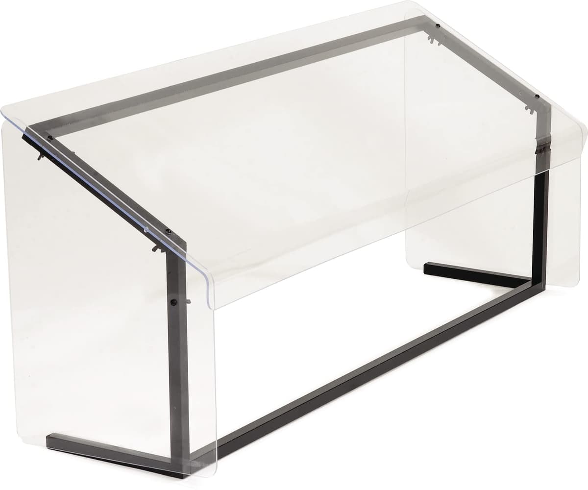 Carlisle Sneeze Guard buffet 48" simple cara con marco de aluminio, claro, 9148-07