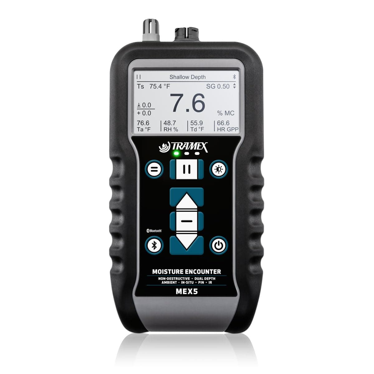 Tramex Moisture Encounter MEX5 | Medidor de Humedad y RH para Madera y Materiales de Construcción