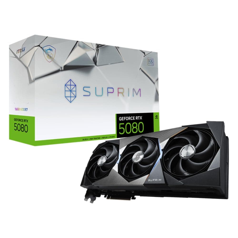MSI Suprim GeForce RTX 5080 16GB SOC V531-009R