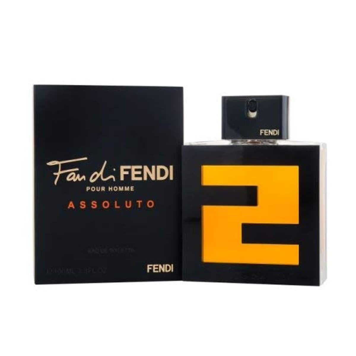 FanDi Fendi Assoluto Eau de Toilette Splash para Hombres, 3.4 onzas FDSMTS33-3.3 Oz (100 Ml) (M)
