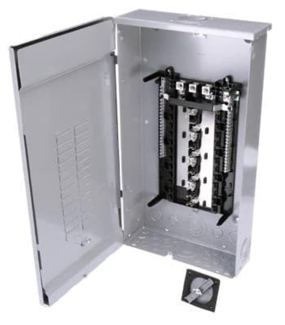 SIEMENS SW2442L3200 200 amperios principal exterior con abrazadera 24 espacios, 42 circuitos centro de carga trifásico