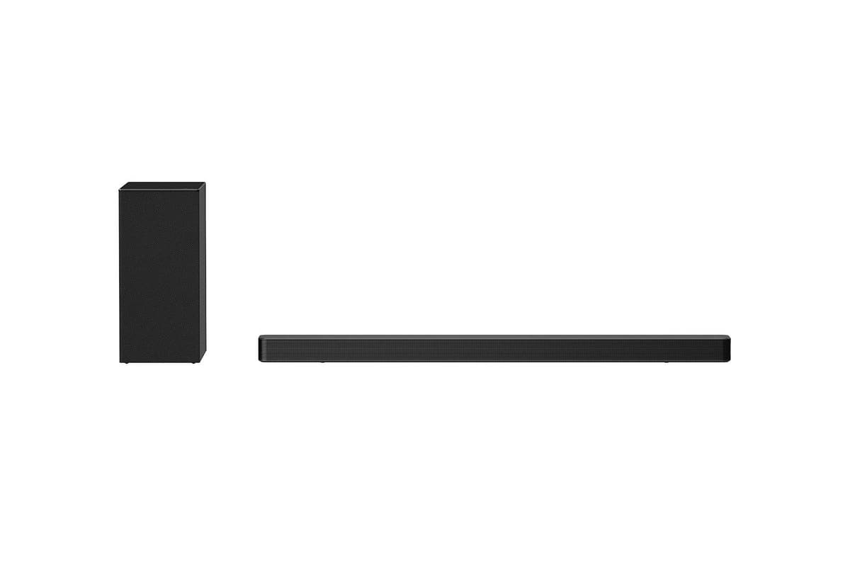 LG Soundbar 3.1 canales 420W con subwoofer inalámbrico y DTS Virtual:X - Negro SN6Y