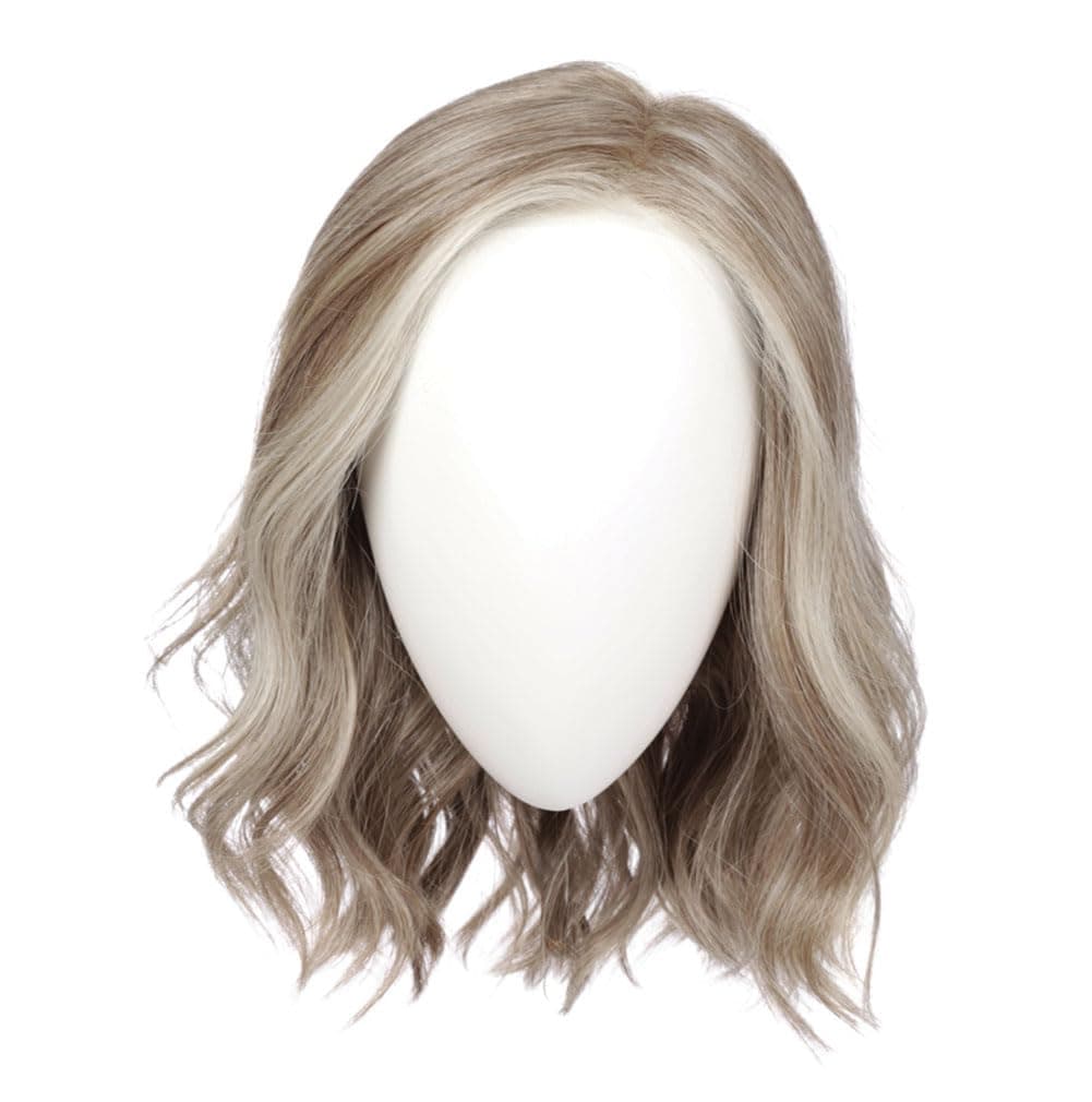Hair u wear Raquel Welch Simmer Elite - Peluca en capas largo hasta los hombros, base liviana anudada a mano, talla estándar - RL51/61 Iced Granita