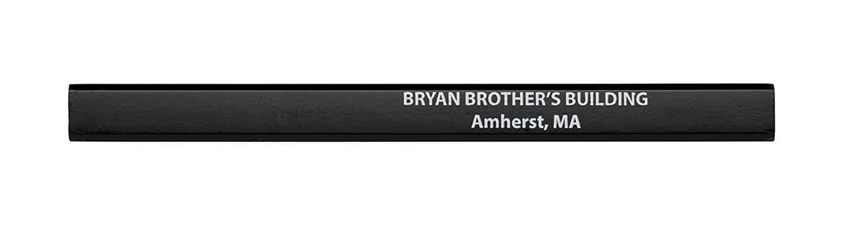 Pencil Guy - Carpenter Pencils personalizables, caja x1000 Negro CP-BK-1000