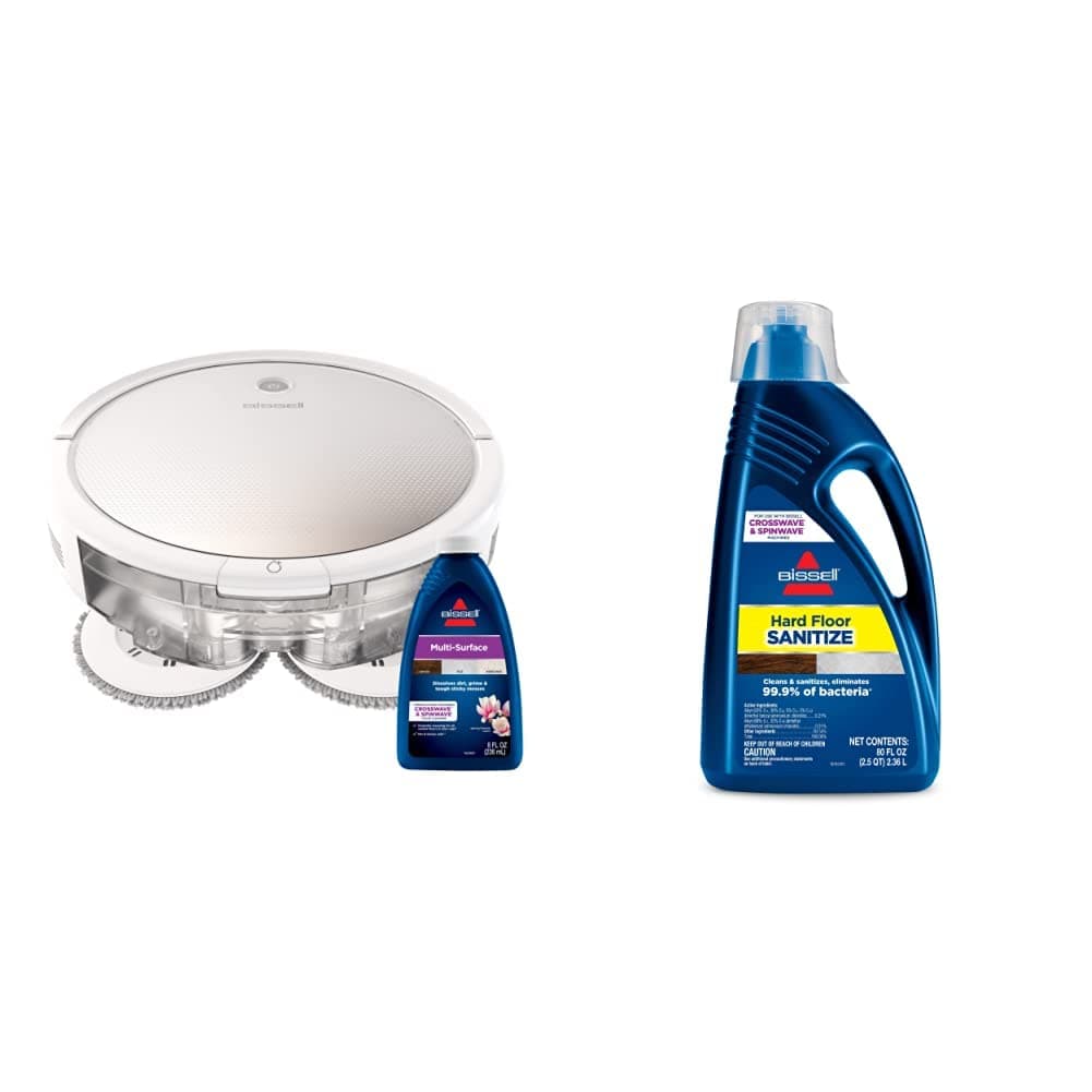 BISSELL SpinWave Pet Robot + 80 oz. Fórmula Sanitize